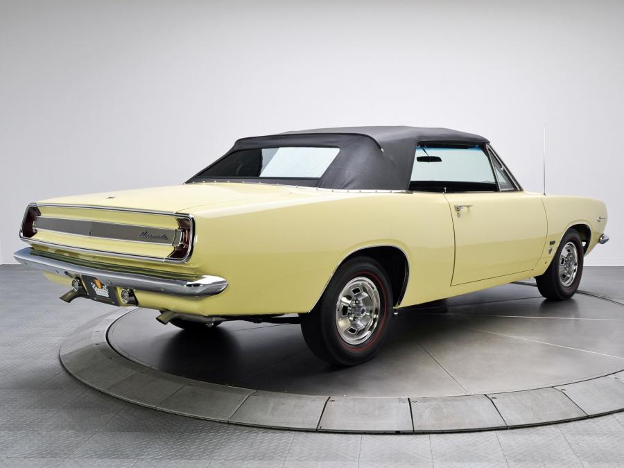  Plymouth Barracuda Formula S 383 Convertible 1967 года  (фото 10 из 12)